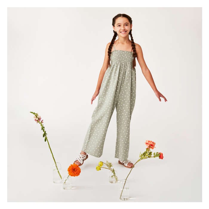 Kid Girls' Smocked Romper
